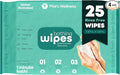 No Rinse Washing/Bathing Wipes - Just Add Water - Shower Cleansing Sponge/Wipes - Original Latherz - Soap Infused Dry Shower - Bulk 4 Pack of 25 Cloths (100 Total) - By Latherz
