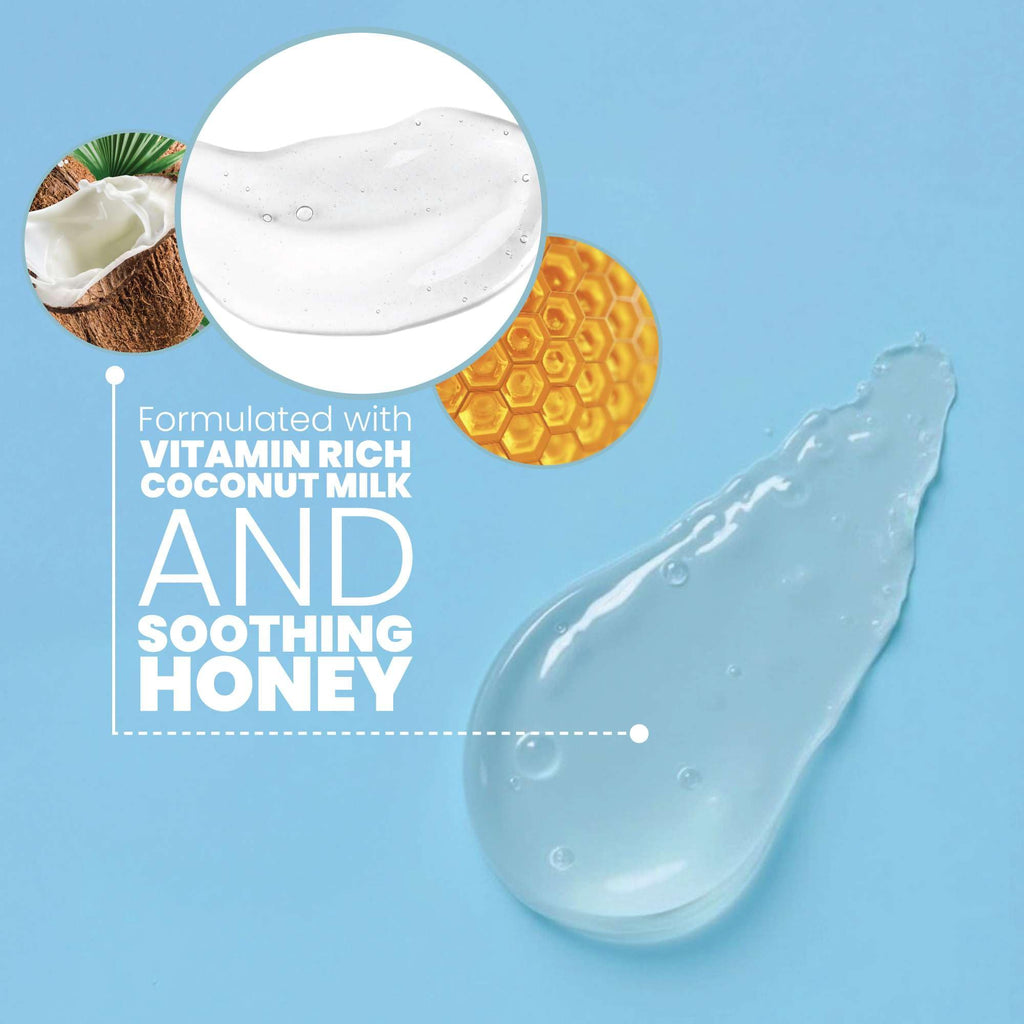 Eva Naturals Coconut & Honey Foaming Face Wash, Aloe & Royal Jelly, 6 oz