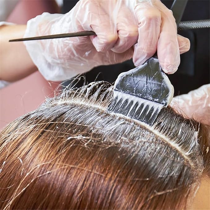 Hair Dye Color Brush and Bowl Set, 4Pcs Bowl Brushes Tool Mixing Bowls Kit Tint Comb for Hair Tint Dying Coloring Applicator，Bowls and Brush Hairs Dyeing DIY Hairdressing Tool for Salon and Home
