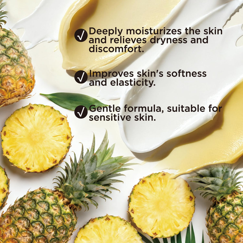 Embleaf Pineapple Whipped Body Butter, Shea Body Butter for Women Dry Skin, Natural Pineapple Lotion for Body Moisturizer-Deep Moisturizing and Softening-6.8 floz(200ml)