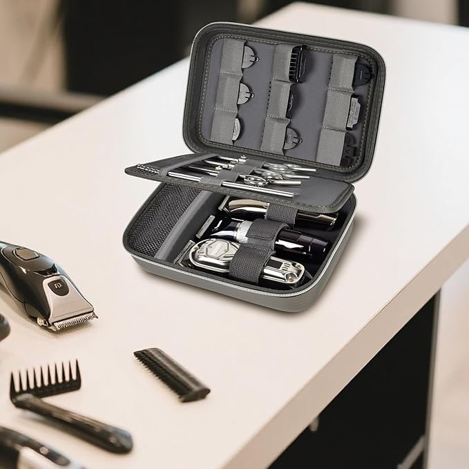 Boobowl Barber Accessories Bag for Clippers and Supplies, Hair Clipper Box