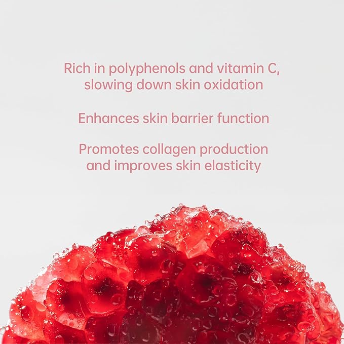 Loffeyo 30pcs Single Use Cleansing Balm Pods Pomegranate Makeup Remover