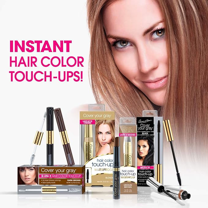 Cover Your Gray Brush-In Wand - Medium Brown (Pack of 3)