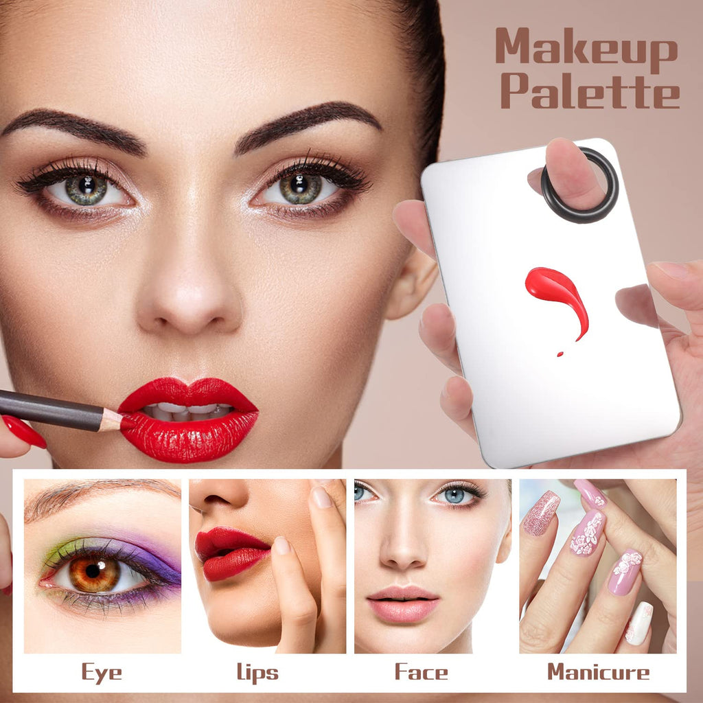 2 in 1 Set Makeup Mixing Palette Foundation Palette Set with Spatula