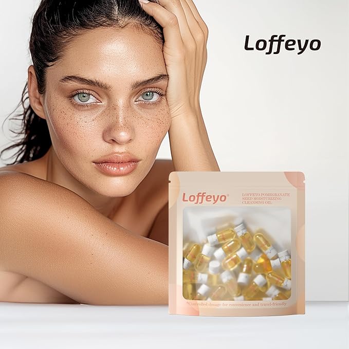 Loffeyo 20ct Single Use Cleansing Oil Packets TSA Travel Makeup Remover