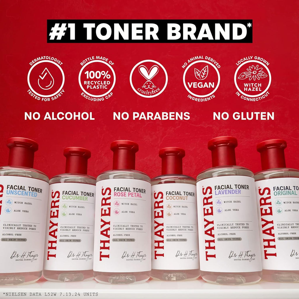 THAYERS Milky Hydrating Face Toner with Snow Mushroom Tremella, 12 Fl Oz