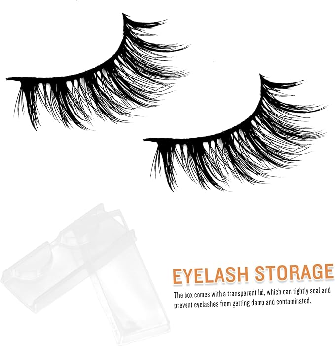 50pcs Eyelash Storage Case Portable Lash Organizer Material Box Capacity Lash Holder