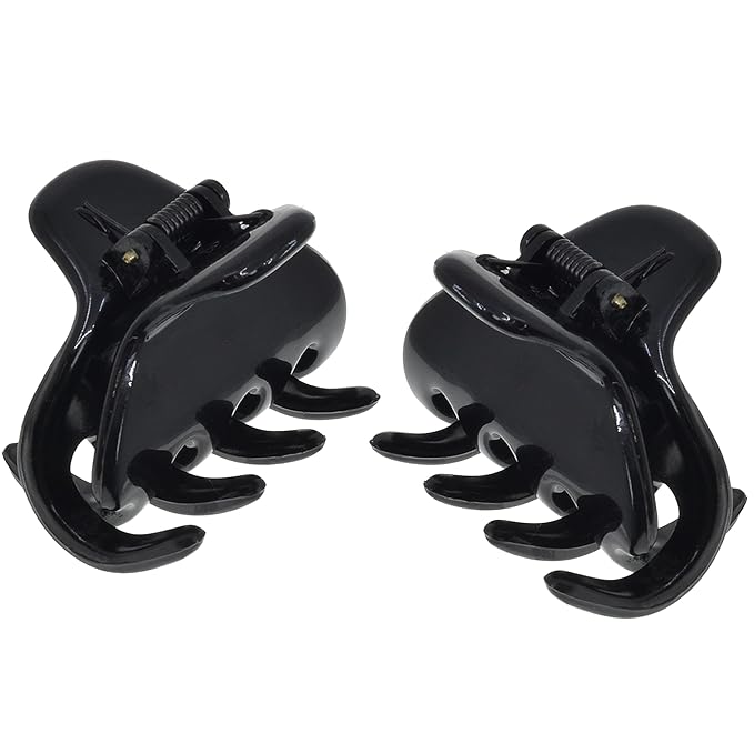 Camila Paris CP3642 French Hair Clip for Women, Small 1 inch Set of 2 Girls Hair Claw Clips Jaw Fashion Durable and Styling Hair Accessories for Women, Strong Hold No Slip Grip, Made in France