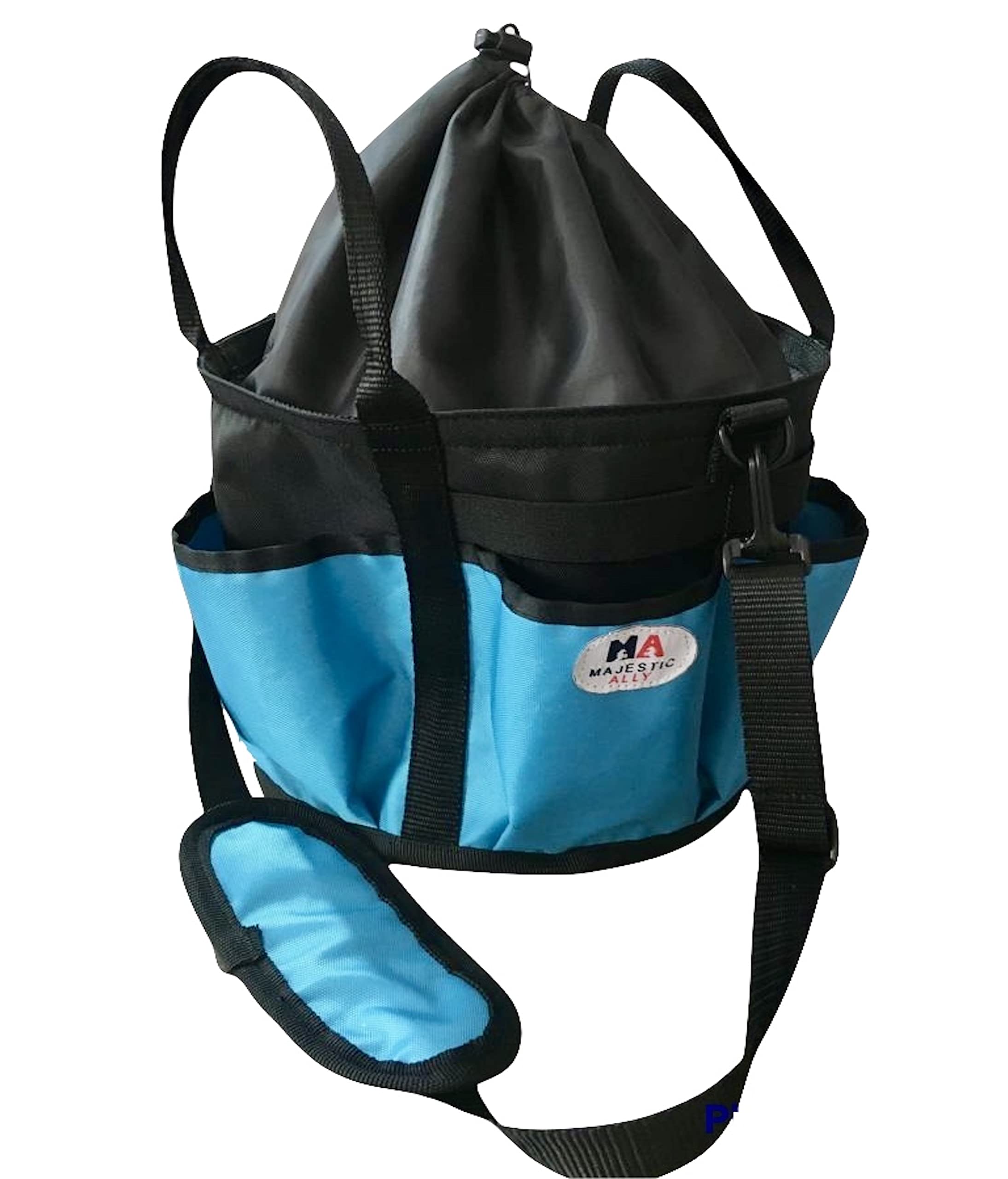 Majestic Ally horse Grooming Organizer Tote Bag (Hurricane Blue)