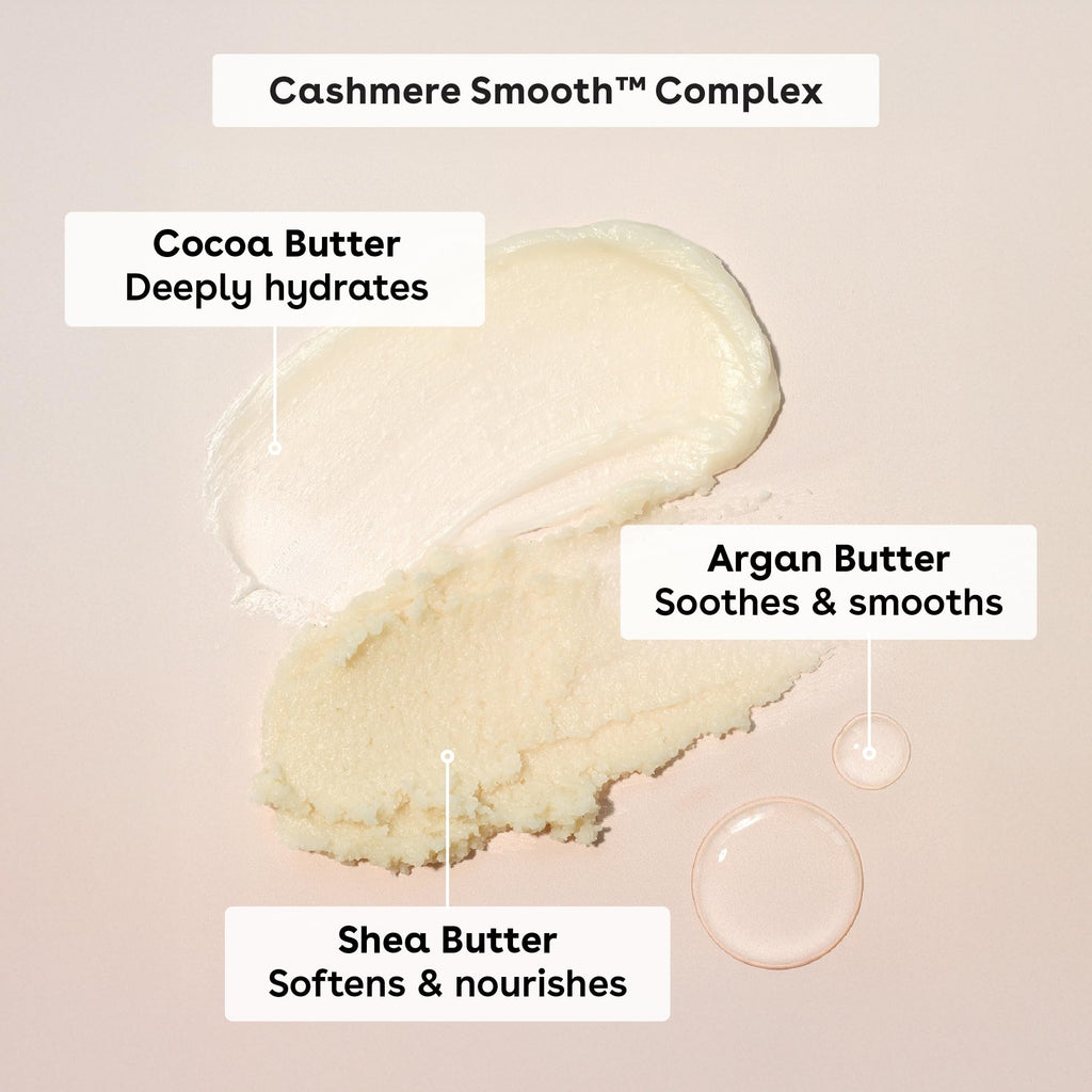 eos Cashmere Skin Collection Post-Shave Smooth Body Cream- Vanilla Cashmere, 72-Hour Hydration, Nourishing, Body Care, Shea Butter, 7 fl oz