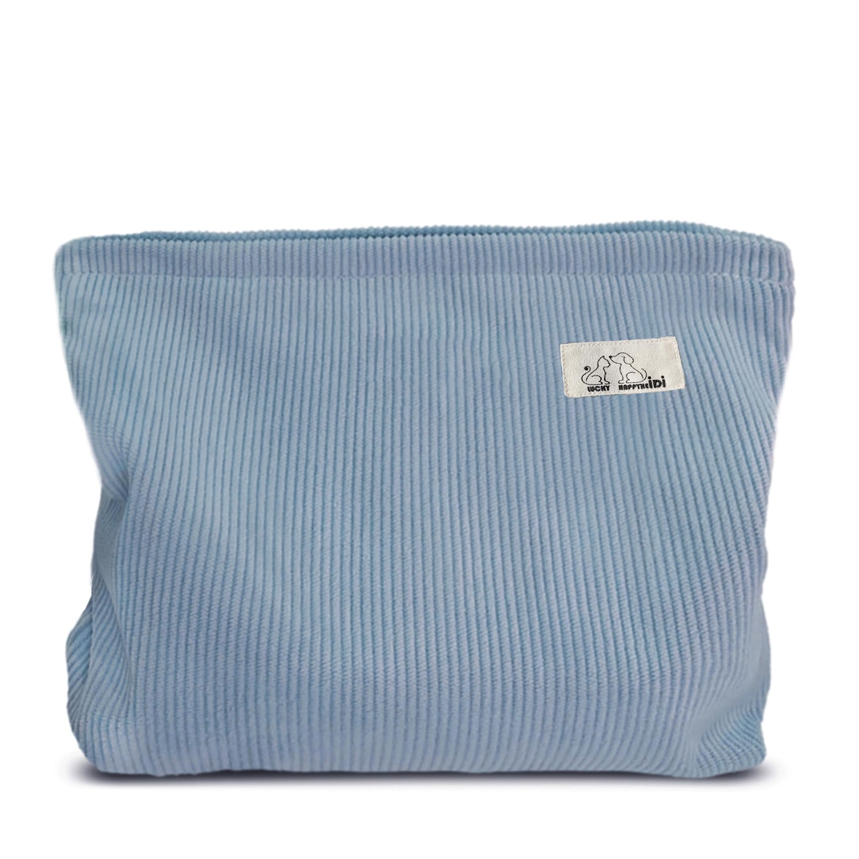 HAPPYHEIDI Large Makeup Bag Travel Cosmetic Pouch, Green Gingham