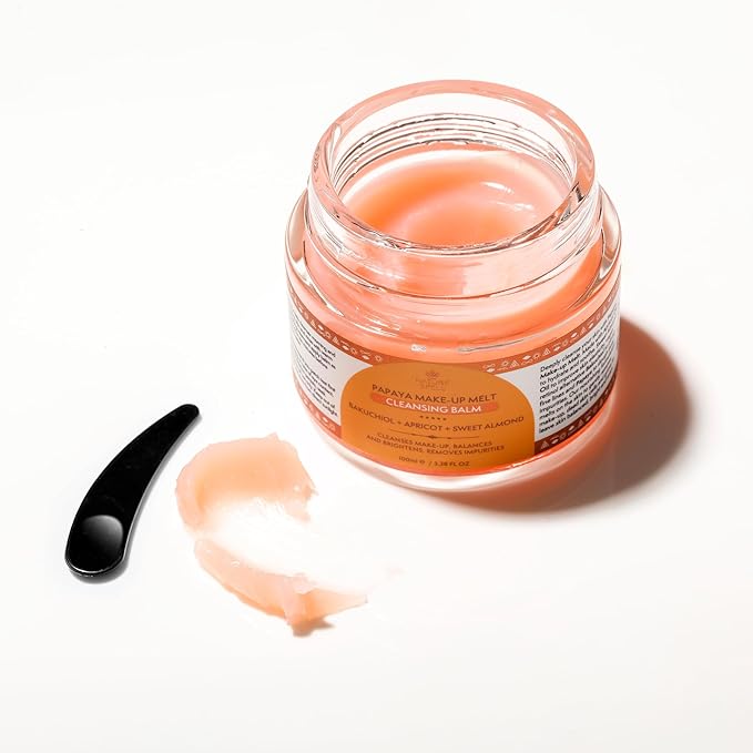 Nature Spell Papaya Cleansing Balm, Gently Removes Makeup, 3.38 Fl Oz
