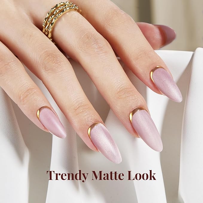 Beetles Matte Gel Top Coat,0.51 fl oz / 15 ml No Wipe Top Coat for Gel Nail Polish,Powder-Resist Matte Finish for Chrome Powder Nail Art,UV/LED Cure