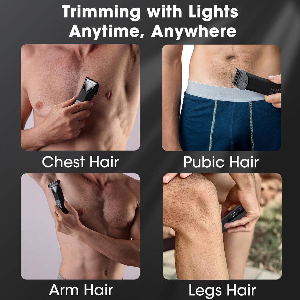 Zesuti Pubic Hair Trimmer for Men,Manscape Body,Groin,No Nick Ball Trimmer