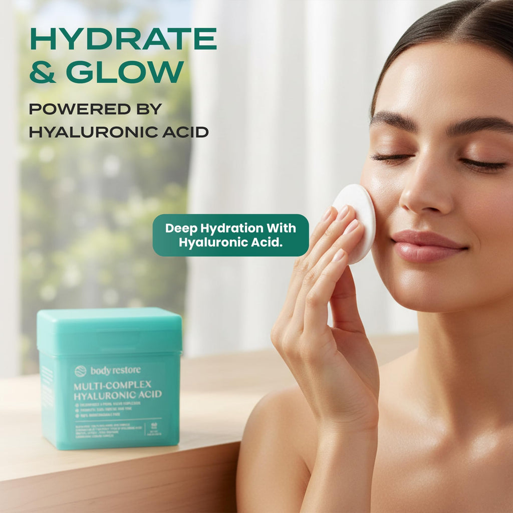 Body Restore Niacinamide Cooling Jelly Toner Pads – Fathers Day Gift for Dad, Korean Skin Care, Face Wipe with Hyaluronic Acid, Birthday Gifts for Women and Men – Cooling Jelly