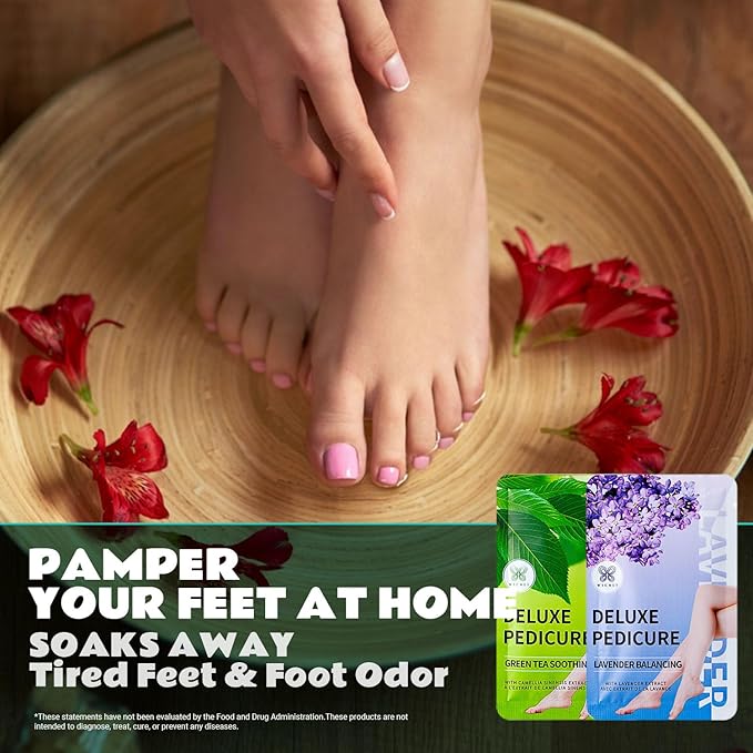12 Pack Foot Soak with Sea Salt-Toenail Repair Softens Thick Calluses Stubborn Foot Odor Relaxing Spa Athletes Foot Burning & Itching Damaged Discolored Nails A Natural Callus Remover 14.8oz