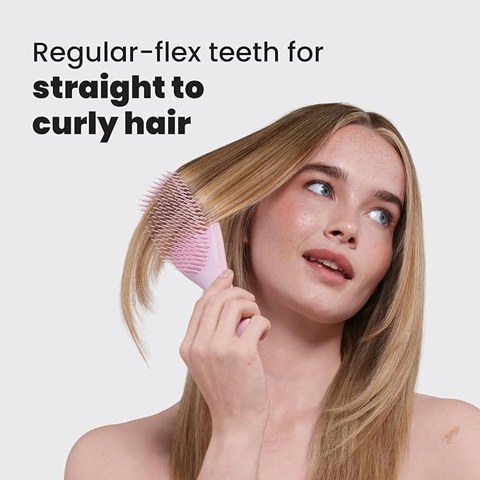Tangle Teezer Ultimate Detangler Brush, Straight to Wavy, Millennial Pink