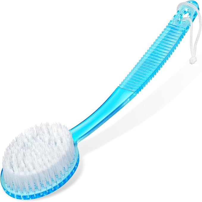 DecorRack Shower Scrubber Brush, Long Handle