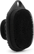 The Man Silicone Face Scrubber for Men - Gentle Exfoliator Face Massager - Removes Dead & Dry Skin - Facial Cleansing Brush