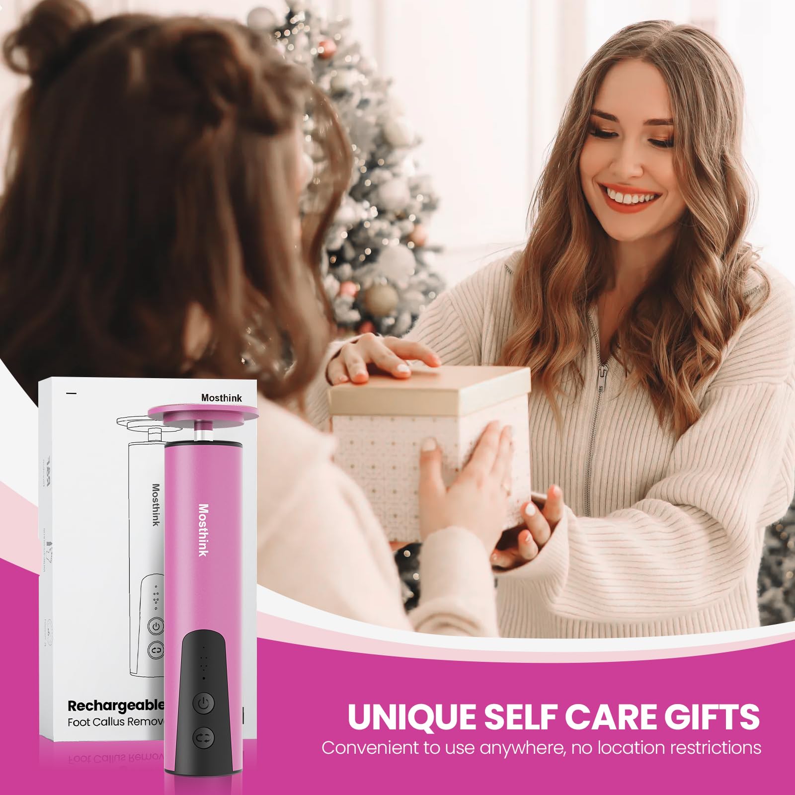 Electric Foot Callus Remover 6 Speed Adjustable for Women Mom Lover