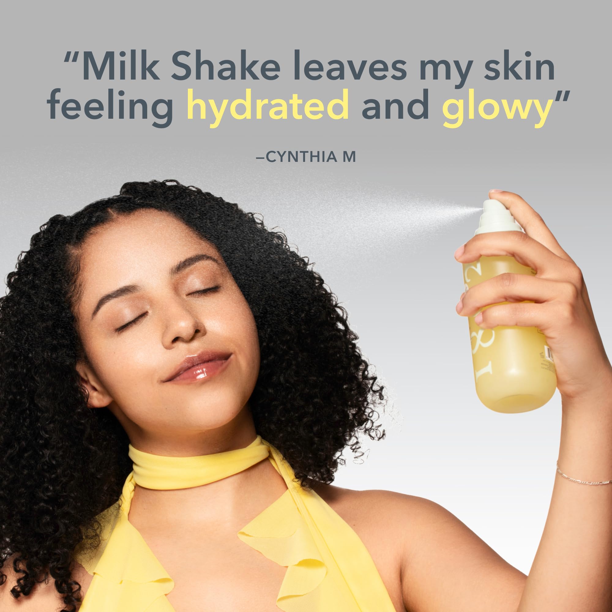 Beekman 1802 Milk Shake Hydrating Face Mist, Fragrance Free, 8.1 fl oz