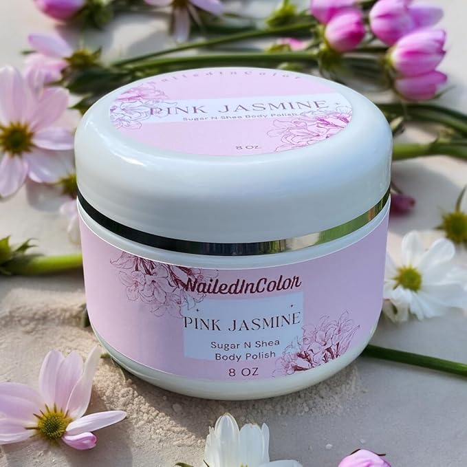 Pink Jasmine Sugar & Shea Body Polish, 8 oz