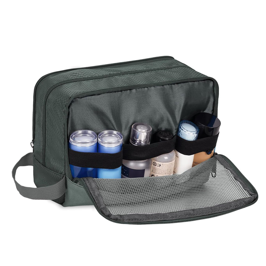 WANDF Travel Toiletry Bag for Men, Small Dopp Kit for Toiletries