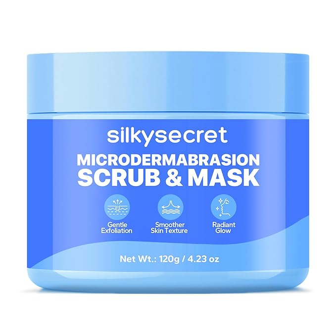 Face Exfoliator (4.23 Oz), Face Scrub, Microdermabrasion Facial Scrub Exfoliator with Natural Pumice, Peptides & Botanical Extracts, Facial Exfoliator for Smooth and Refreshed Skin