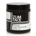 Indigo Wild Zum Face Sugar Facial Scrub - Natural Sugar Scrub - Soothing Facial Exfoliator with Jojoba Oil, Coconut Oil & Olive Oil - Charcoal - 4 Oz