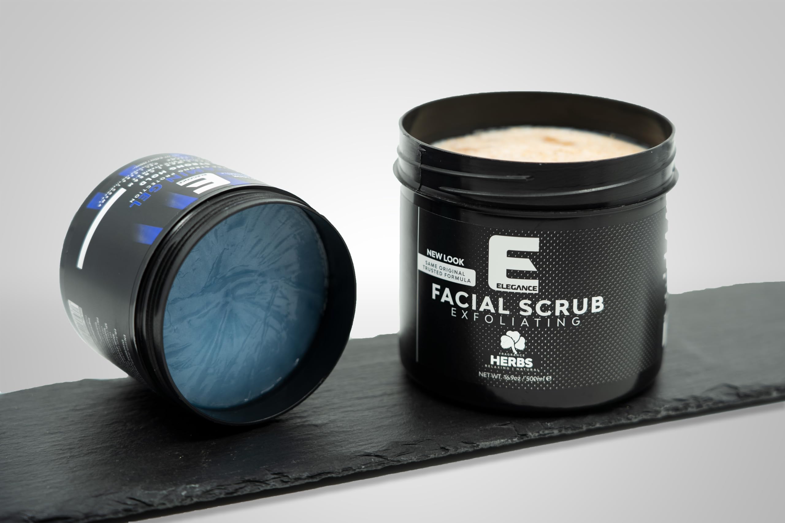 Elegance Natural Face Scrub, 16.9 Oz, Mixed Herbs Based Facial Scrub, Exfoliate and Eliminate Impuritites for a Healthy and Hydrated Glowing Skin