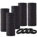 WillingTee Baby Hair Ties,300PCS Nylon Toddler Hair Ties for Girls, Kids Seamless Hair Bands,Girls Elastic Ponytail Holders,Black