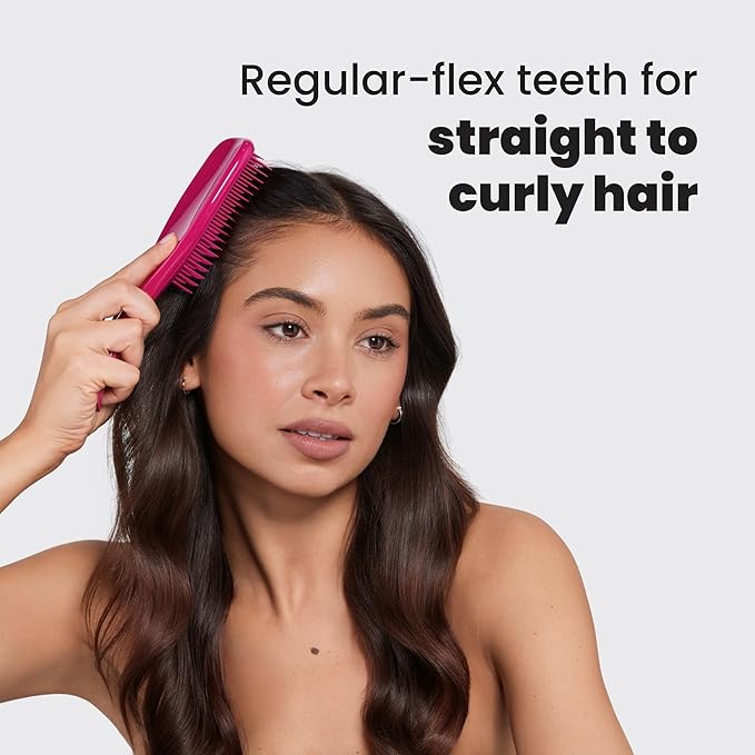 Tangle Teezer Ultimate Detangler Brush, Straight to Wavy, Raspberry