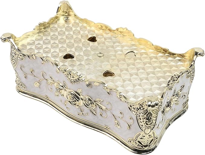 Geesatis Tissue Box Cover, Rectangle Tissue Box Holder,9" L x 5" W x 3.7" H