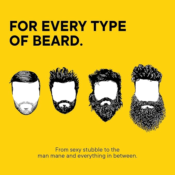 TOOLETRIES Silicone Beard Scrubber for Men, Beard Brush - Charcoal