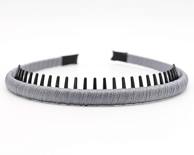 JOBAND Fashion hair Accessories Hair band headbands for women/Girls Non-slip hairband Comfy Hair Hoop Resin teeth Comb (4 Colors)