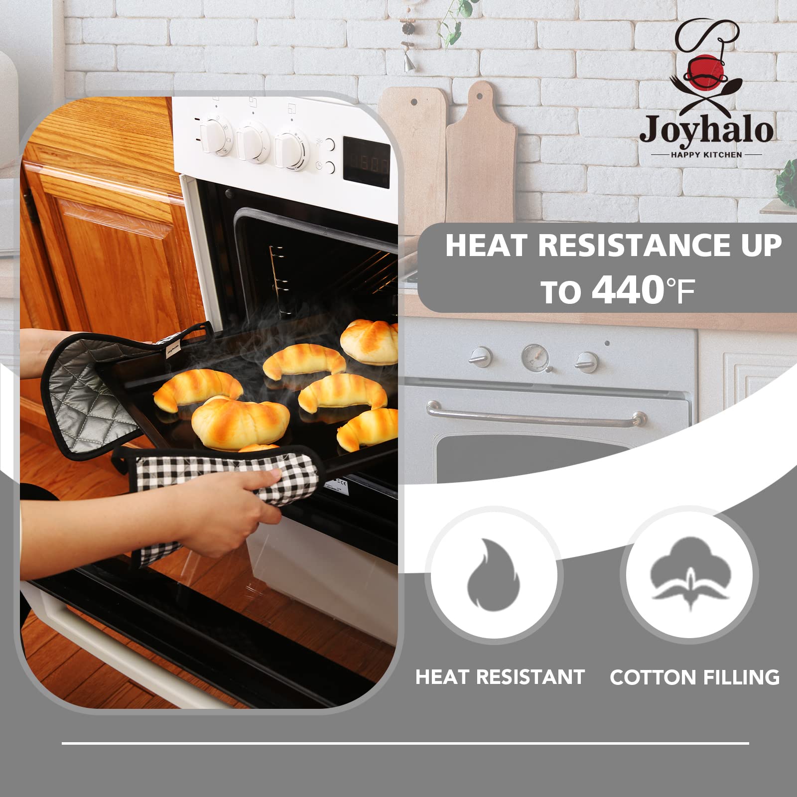 Joyhalo 4 Pack Pot Holders for Kitchen Clearance