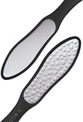 BEZOX Foot File (1 PCS), Double Sided Foot Scraper Callus Remover, Foot Rasp for Cracked Heel and Foot Corn Removal, Stainless Steel Pedicure File W/Cloth Storage Bag