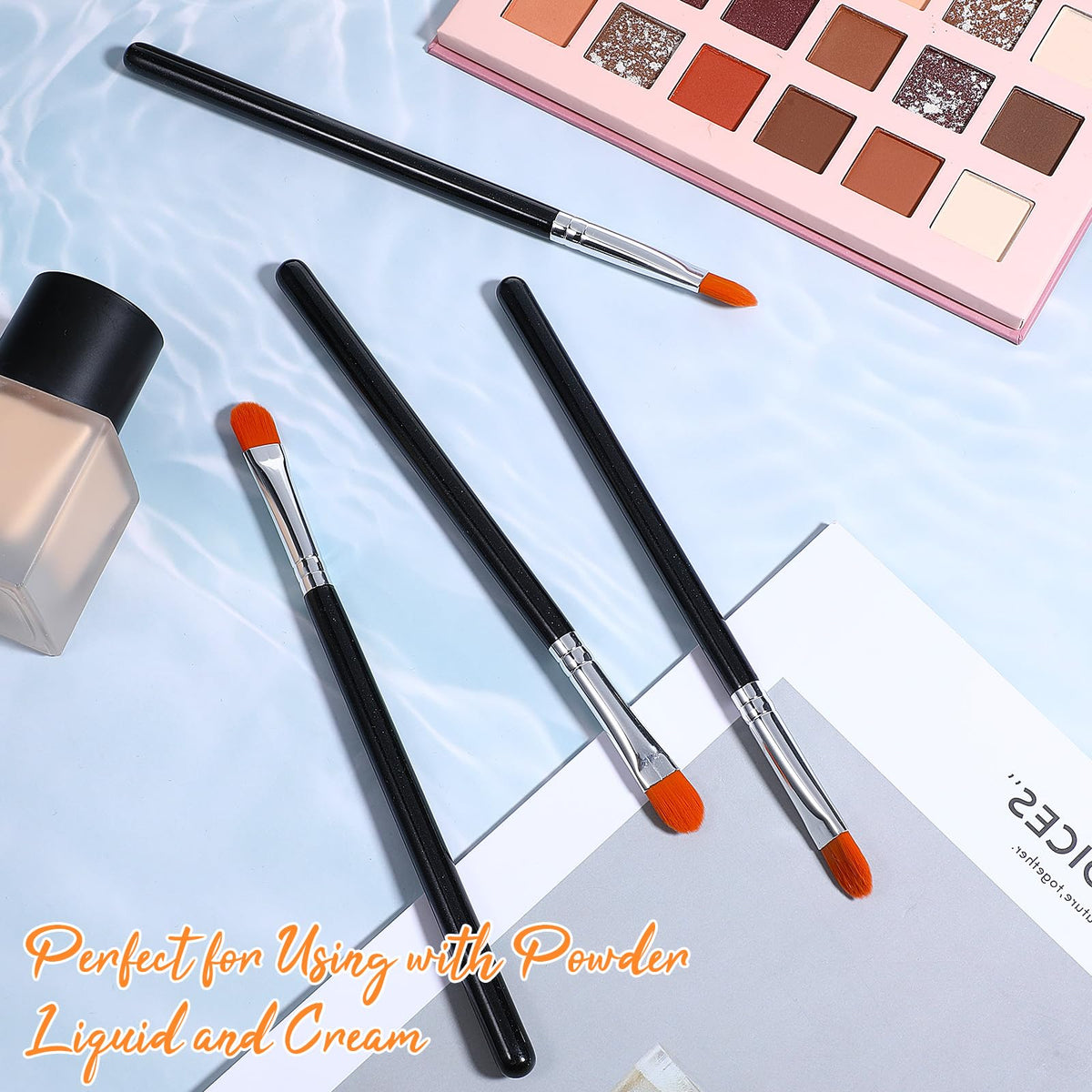 YBEATY 6 Pcs Eye Shadow Primer Applicator Brush Concealer Makeup
