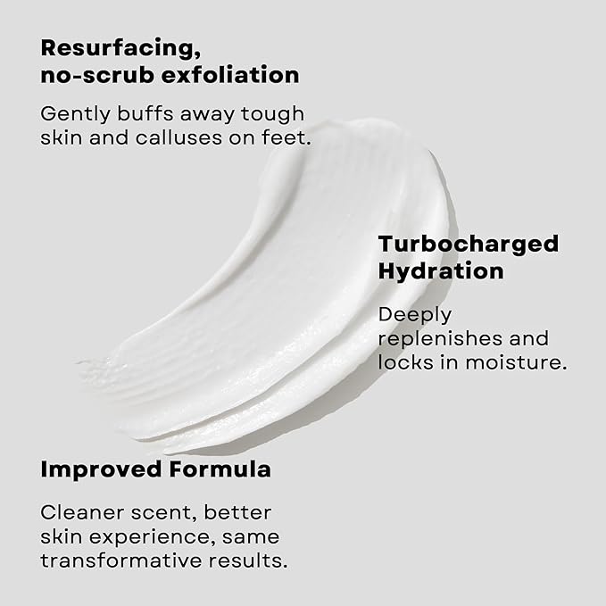 AmLactin Foot Repair Cream - Therapeutic Foot Cream for Dry Cracked Heels and Feet - Callus Softener - No-Scrub Exfoliator and Moisturizer with 15% Lactic Acid AHA - 3 oz (Packaging May Vary)