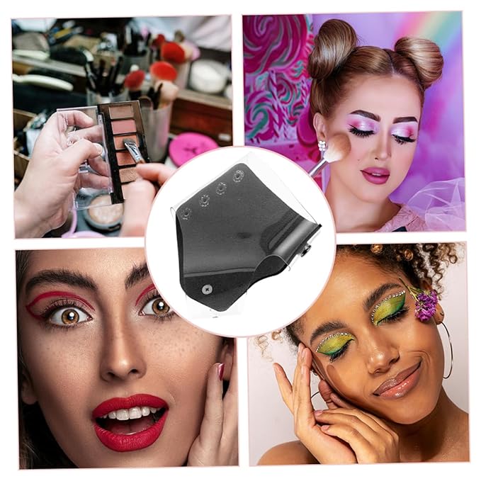 FRCOLOR 2Pcs Makeup Mixing Palette Gloves Reusable Cosmetic Plate for Foundation Eyeshadow Blending