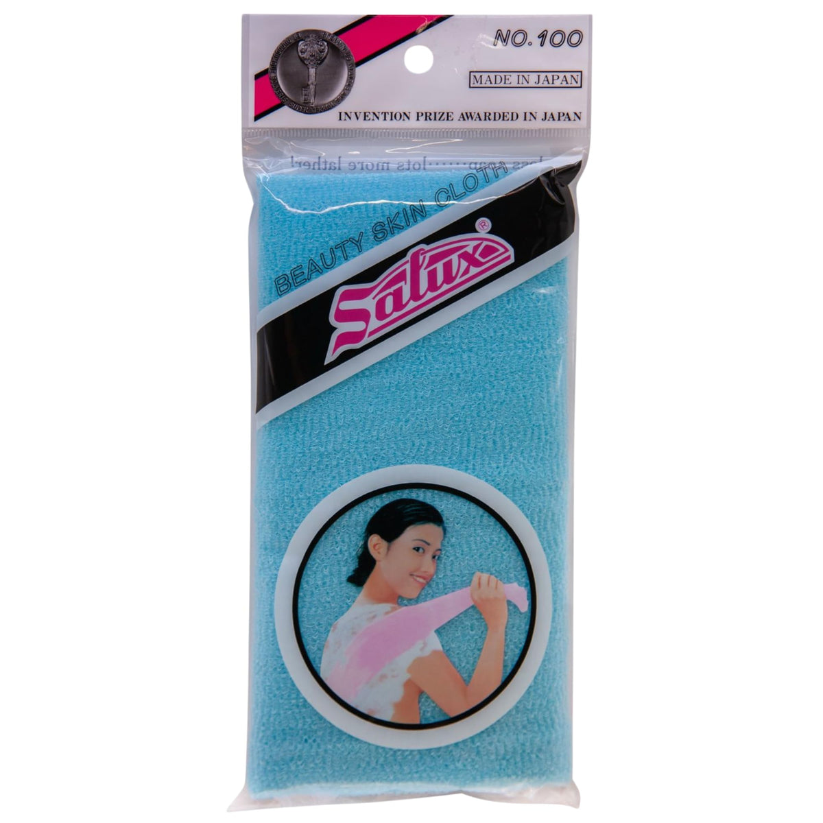SALUX Nylon Japanese Beauty Skin Bath Wash Cloth/Towel - Blue