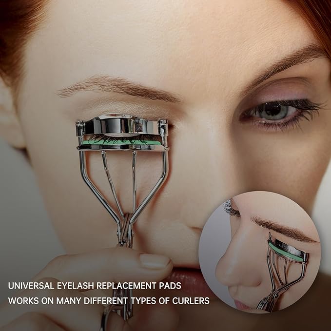 Eyelash Curler Refills Compatible with Kevyn Aucoin,Eyelash Curler Pads 24PCS,Silicone Lash Curler Refill Pads Compatible with Kevyn Aucoin,Colorful