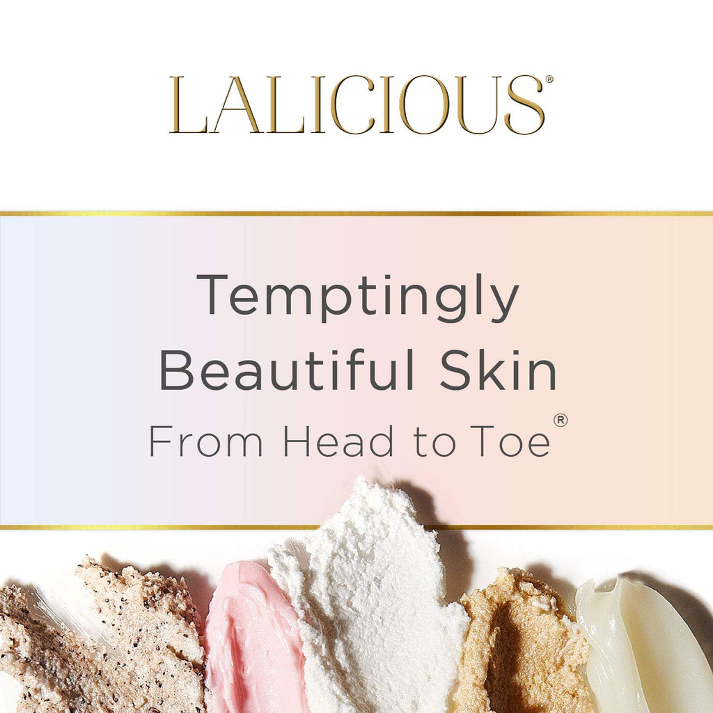 LALICIOUS Sugar Coffee Extraordinary Whipped Sugar Scrub - Cane Sugar Body & Foot Scrub, Exfoliating & Moisturizing Skin Care with Coconut Oil & Honey, No Parabens | TRAVEL SIZE (2oz)