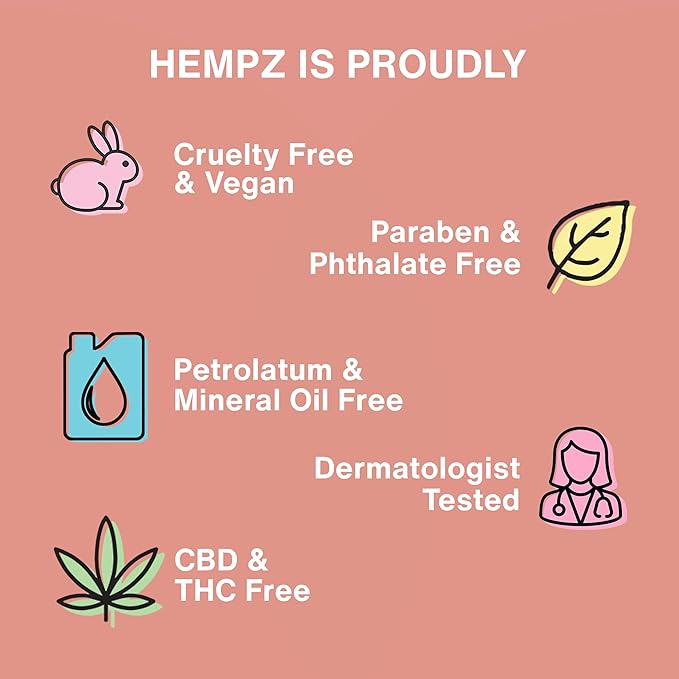 Hempz Juicy Peach Lotion, Natural Hemp Seed Oil Hydrating Body Moisturizer with Shea Butter, Peach Extract, and Aloe Vera Extract, 17 fl.oz.