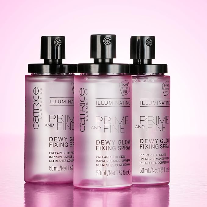 Catrice Prime & Fine Illuminating Dewy Glow Spray, Pack of 3