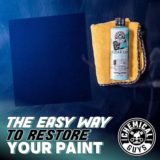 Chemical Guys, C4 Clear Cut Correction Compound for Paint Defects, 16 oz