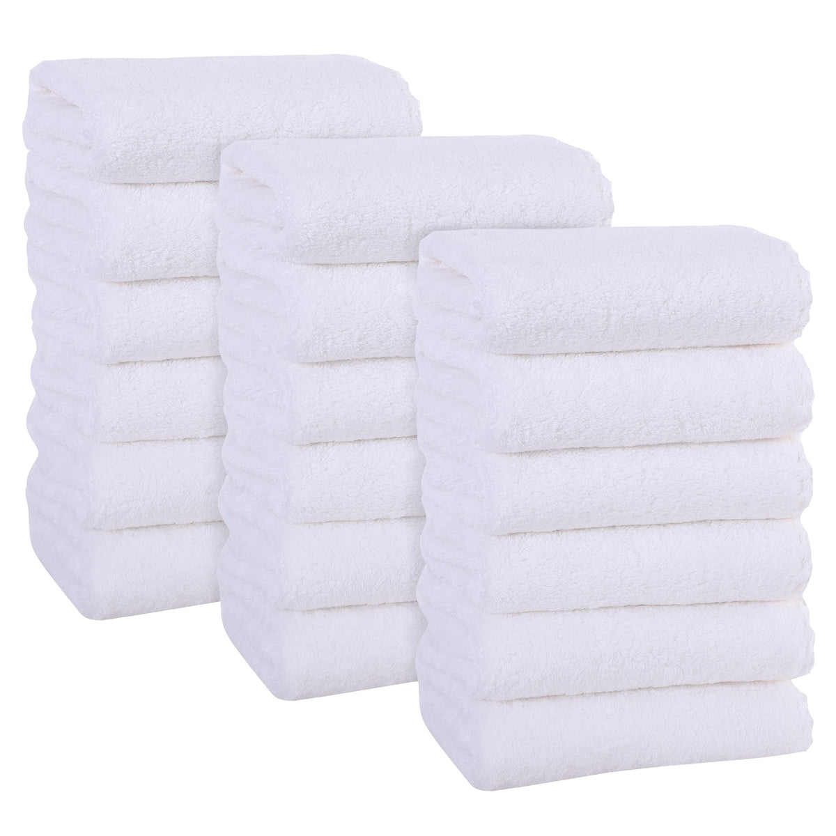 MOONQUEEN 18 Pack Premium Hand Towels - Quick Drying - Microfiber Coral Velvet Highly Absorbent Towels - Multipurpose Use as Hotel, Bathroom, Shower, Spa, Hand Towel 16 x 28 inches (Multicolor)