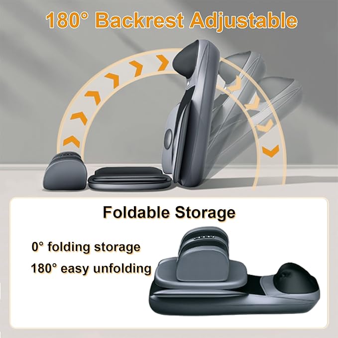 Lvrunben Shiatsu Back Massager with Heat, Electric Massage Cushion for Body