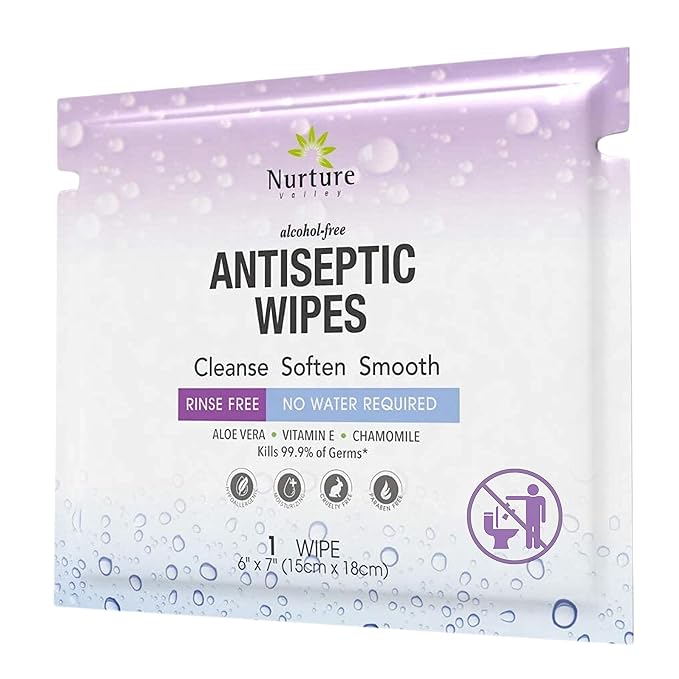 Nurture XL Antibacterial Body & Hand Sanitizing Cloths - 120 Wipes, 1 Pack