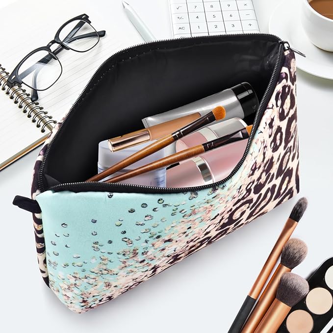 Small Makeup Bag, Mini Makeup Pouch, Cute Cosmetic Bag for Women, Toiletry Bags, Make Up Brush Skincare Organizer, Pouches for Travel Accessories